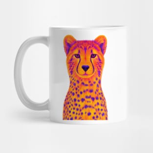 Orange and Purple Cheetah Mug